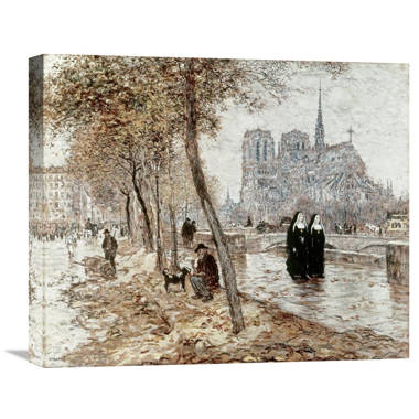 Global Gallery Notre Dame De Paris On Canvas by Jean-Francois